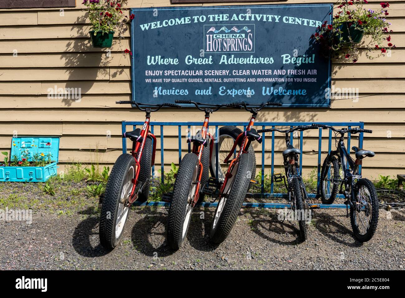Activity Center im Chena Hot Springs Resort in Fairbanks, Alaska Stockfoto