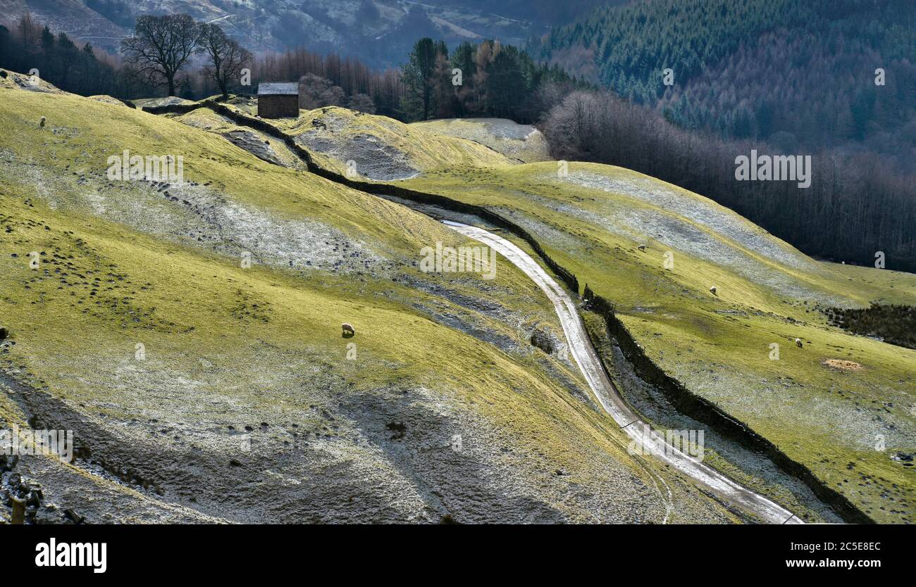 Bell Hagg Barn, The Peak District, England (7a) Stockfoto