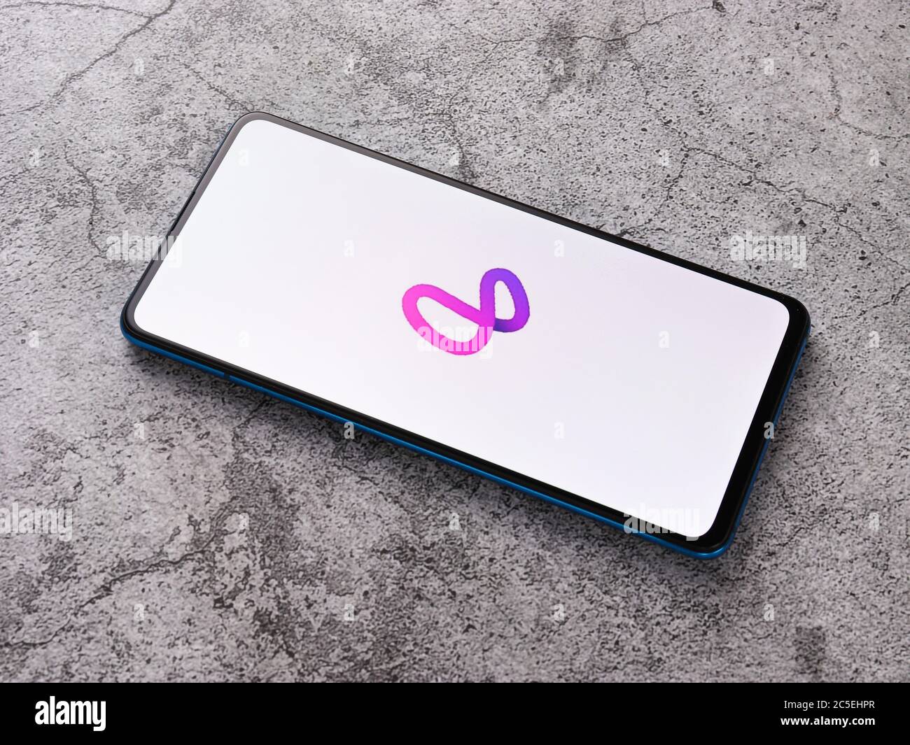 Assam, indien - 1. Juli 2020 : Lasso App für kurze und lustige Videos. Stockfoto