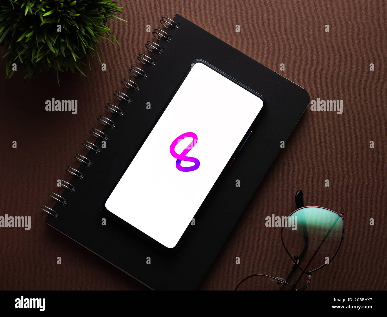 Assam, indien - 1. Juli 2020 : Lasso App für kurze und lustige Videos. Stockfoto