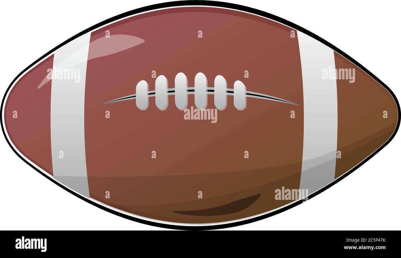 American Football Championship Symbol League Sport Tournament Vektor-Illustration Stock Vektor