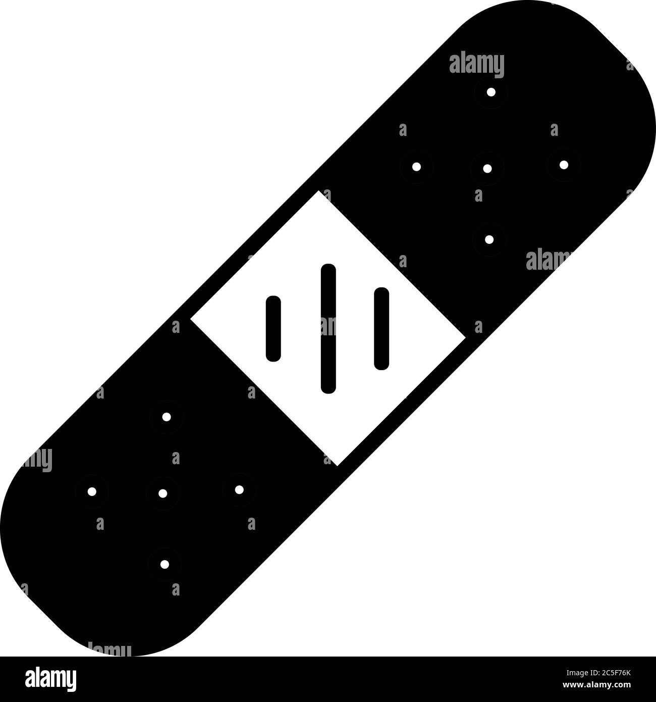 Pflaster Verband Medizinische Versorgung Gesundheit Apotheke Vektor Illustration Stock Vektor