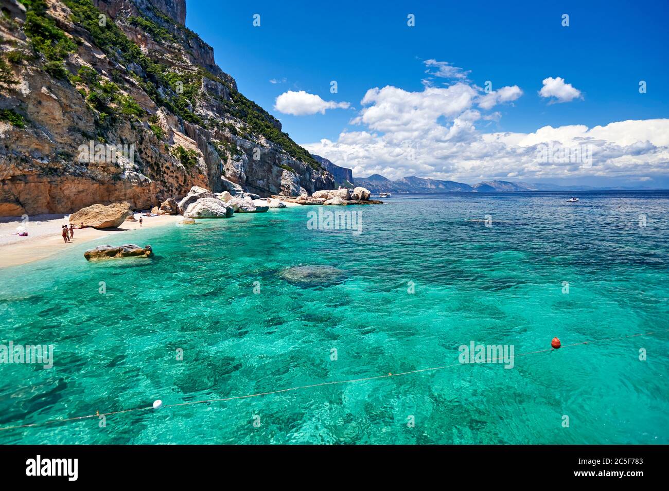 Strand am Golfo di Orosei auf der italienischen Insel Sardinien Stockfoto