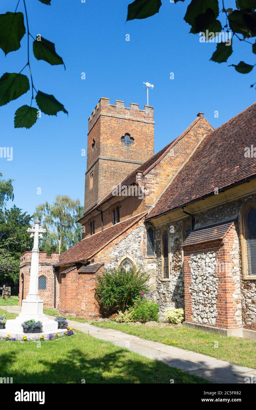St. Mary Magdalene Church, Rectory Close, Littleton, Surrey, England, Vereinigtes Königreich Stockfoto