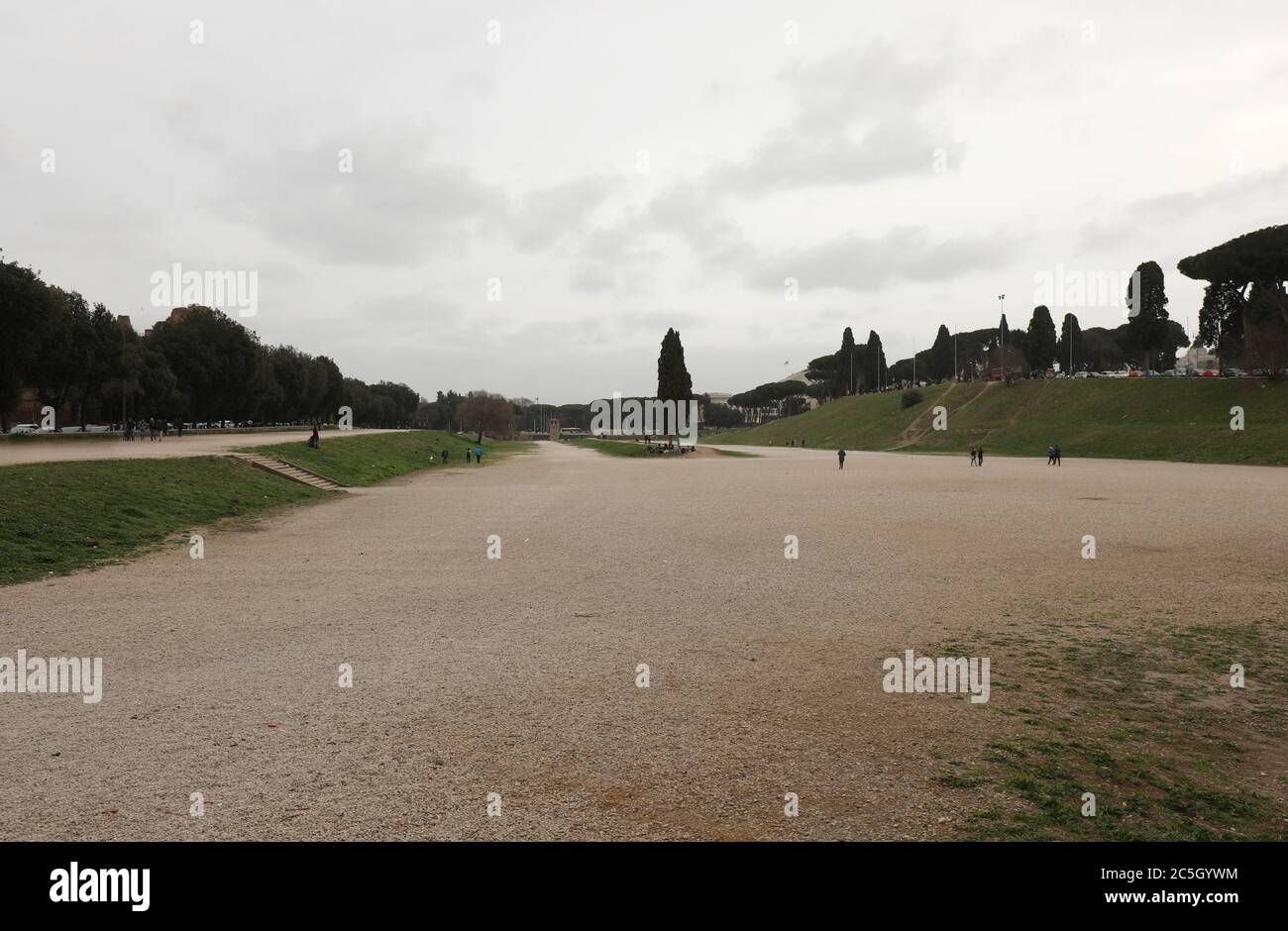 circus Maximus ein großer öffentlicher Park in ROM Italien Stockfoto