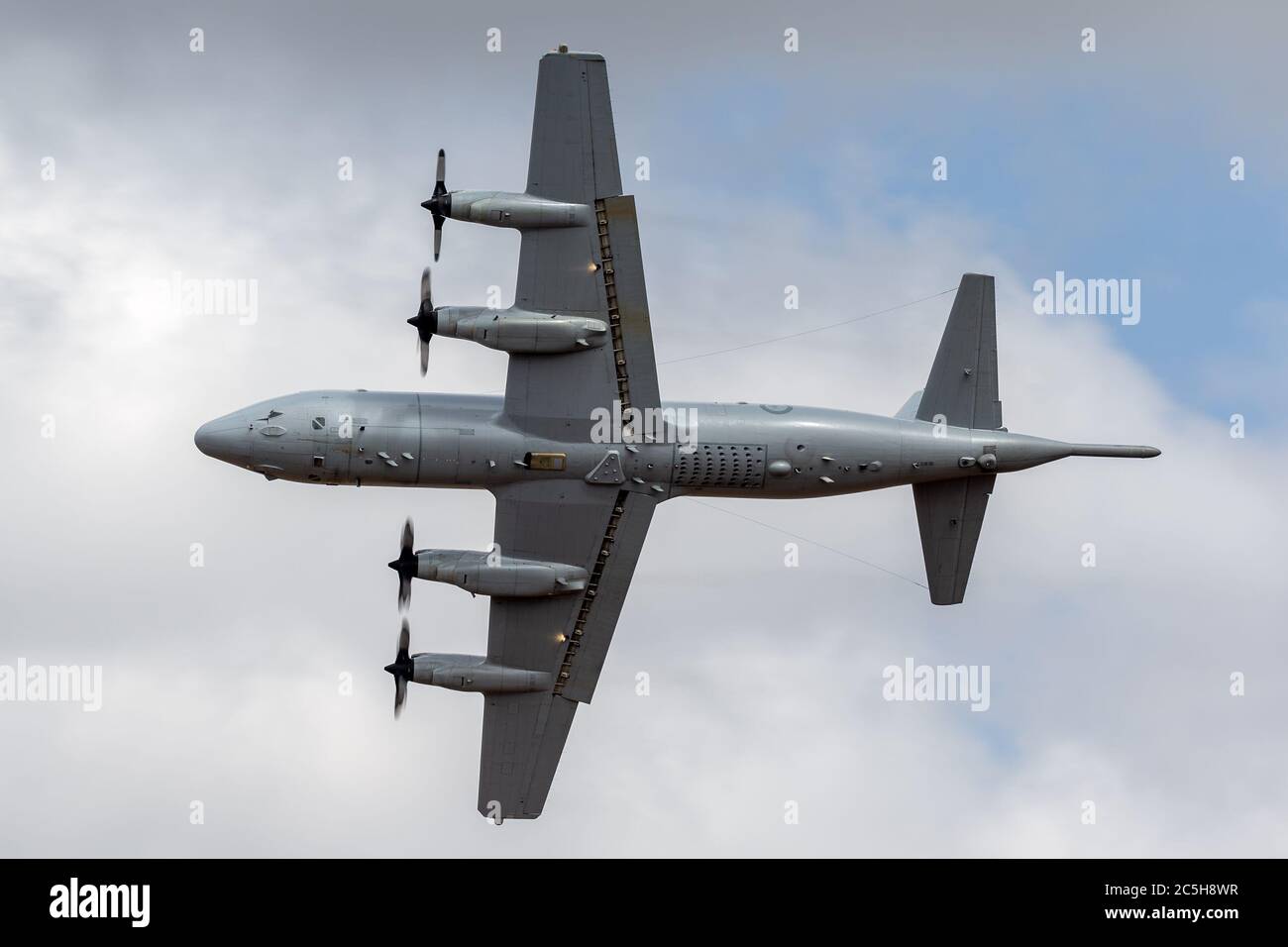 Royal Australian Air Force (RAAF) Lockheed AP-3C Orion Maritime Patrol und Anti-Submarine Warfare Flugzeuge von RAAF Base Edinburgh. Stockfoto