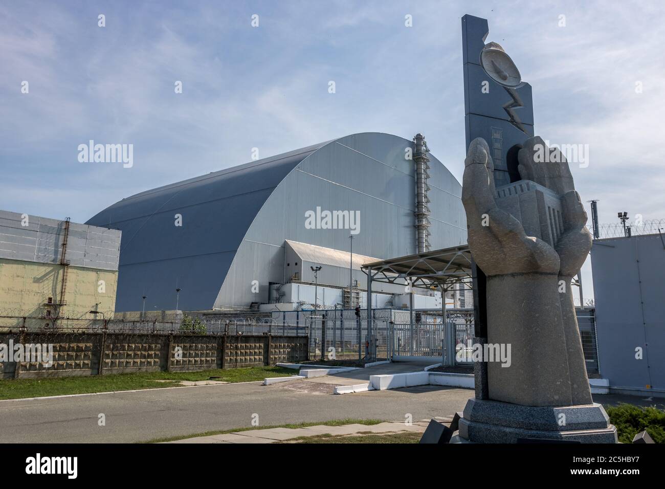 Spaziergang durch Tschernobyl nach 30 Jahren war die Katastrophe ein Energieunfall, der sich am 26. April 1986 am Reaktor Nr. 4 in Tschernobyl ereignete Stockfoto