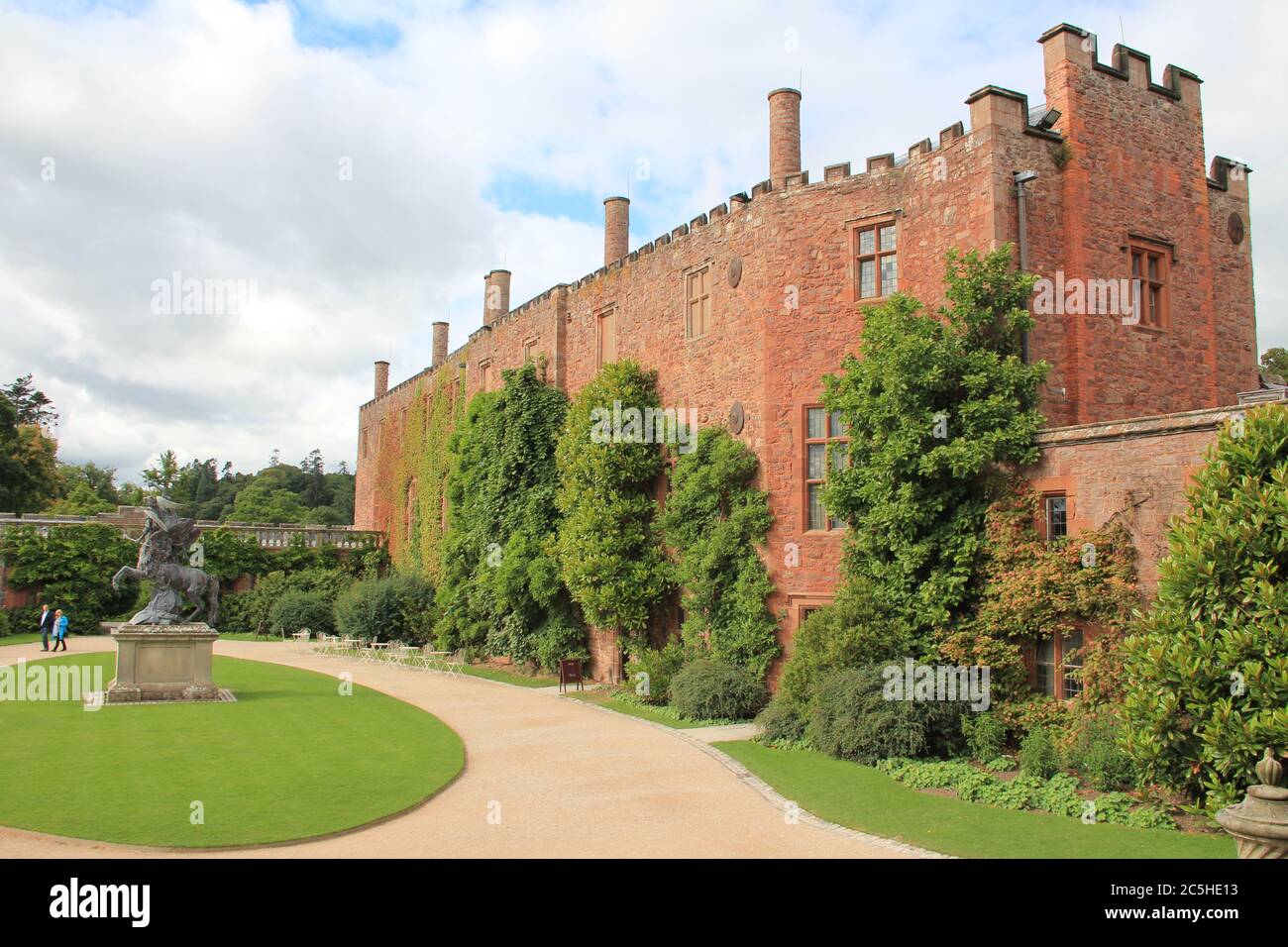 Powis Castle in Wales Stockfoto