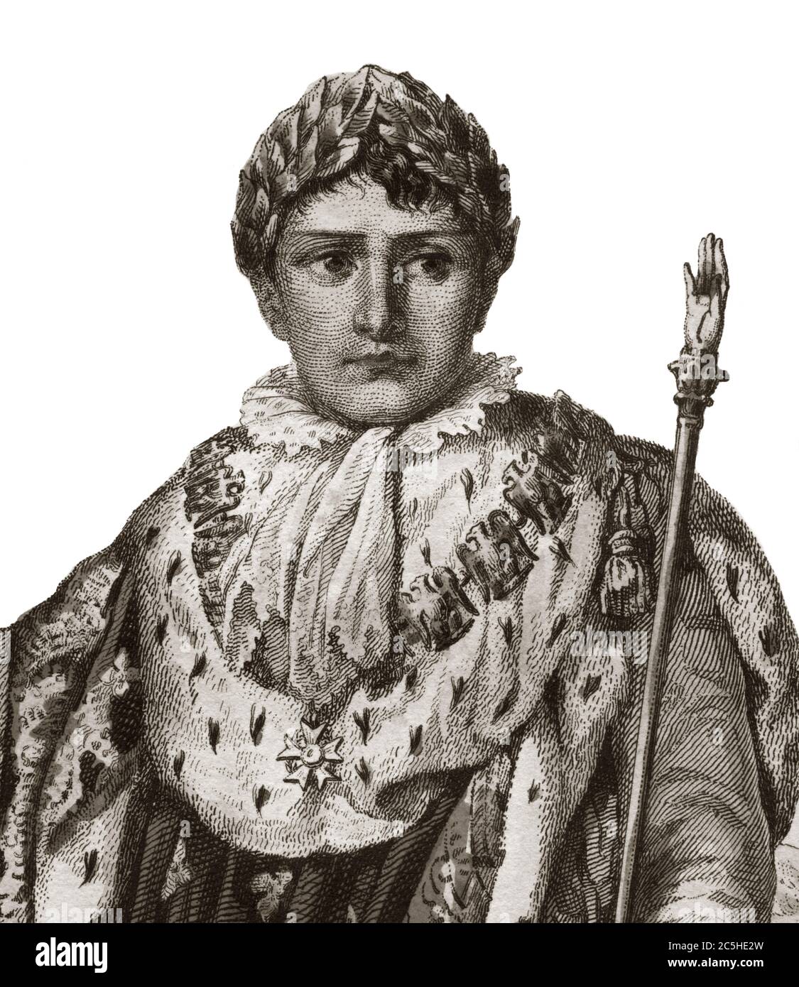 Porträt Napoleons I. (Napoleon Bonaparte) (17691821), Kaiser der