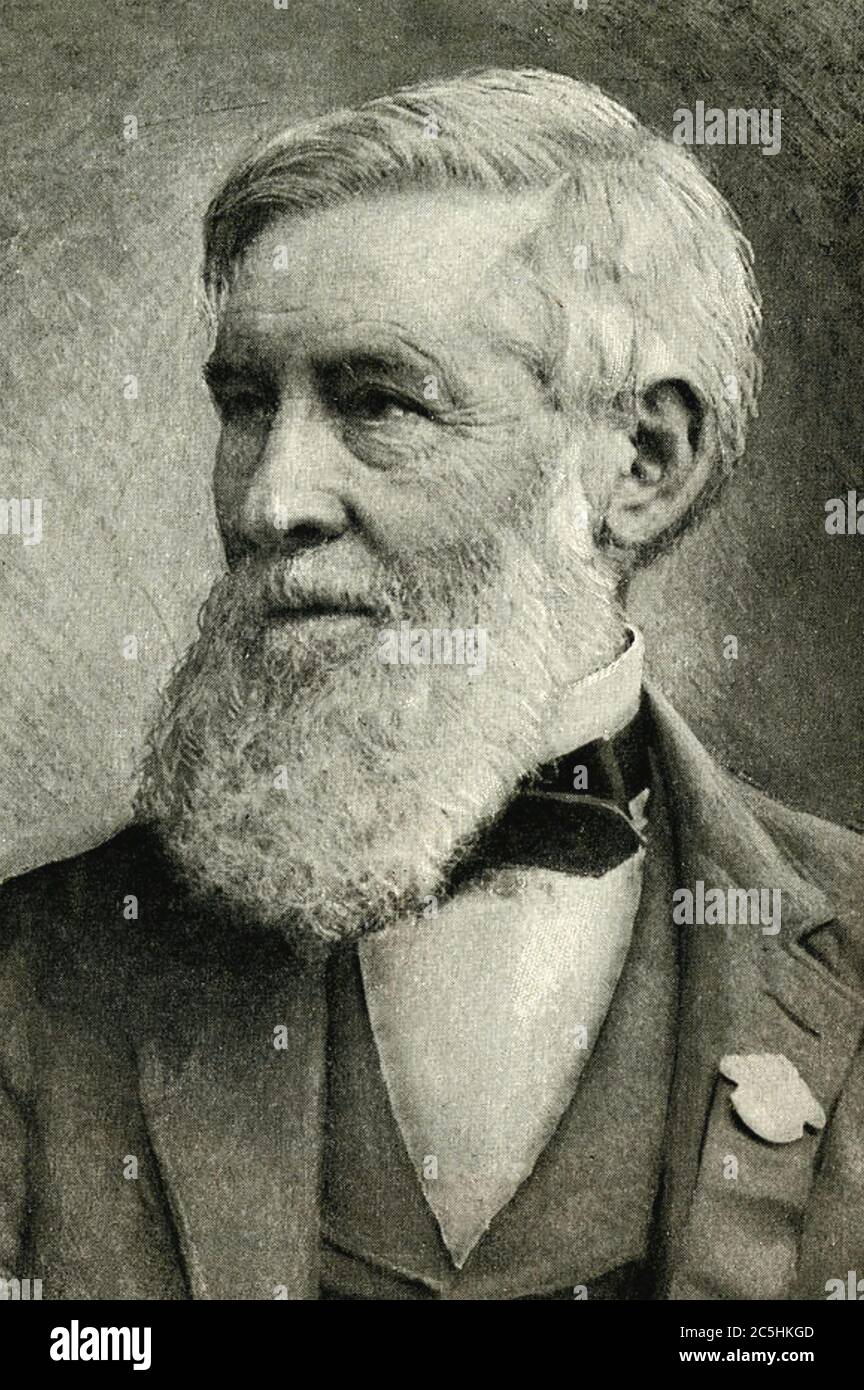 ASA GREY (1810-1888) amerikanischer Botaniker und Autor Stockfoto
