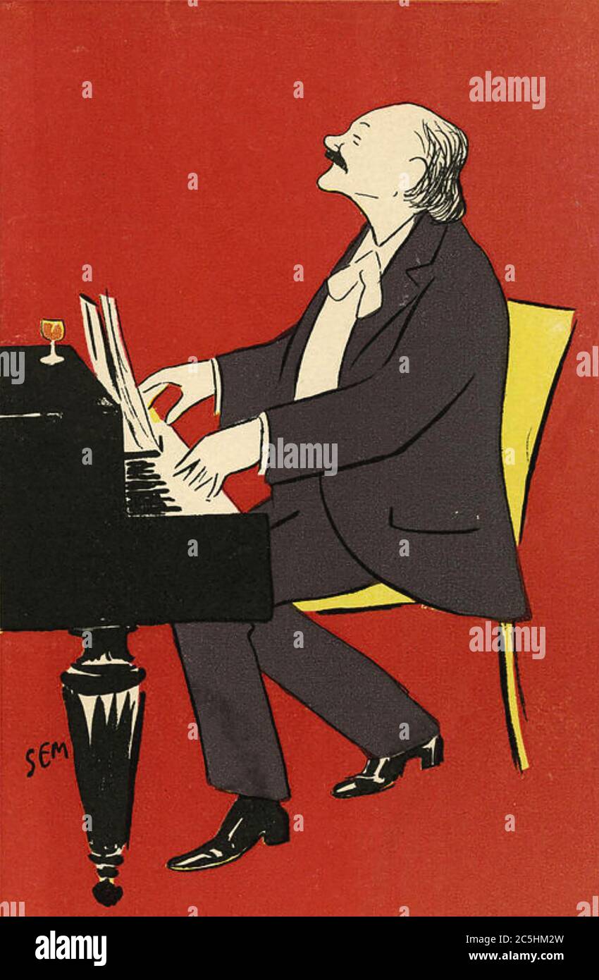 JULES MASSENET (1842-1912) Französische Komponisten Stockfoto