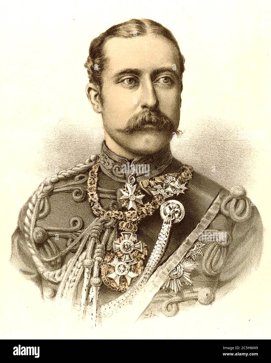 PRINZ ARTHUR, Dukje von Copnnaught und Strathearn (1850-1942) englischer Soldat, dritter Sohn von Königin Victoria Stockfoto
