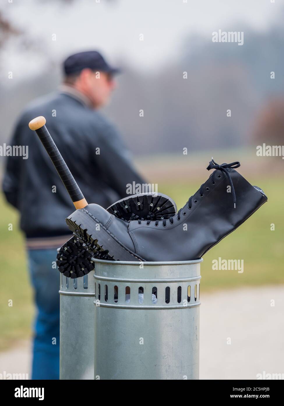 Symbolisches Foto für 'Verlassen der rechtsradikalen Szene' Stockfoto