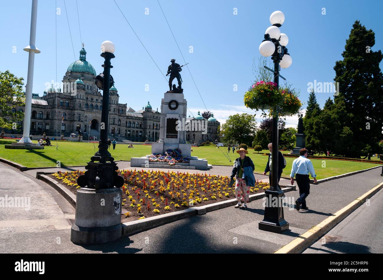 Die Legislative Versammlung von British Columbia in Victoria, Vancouver Island, Kanada Stockfoto