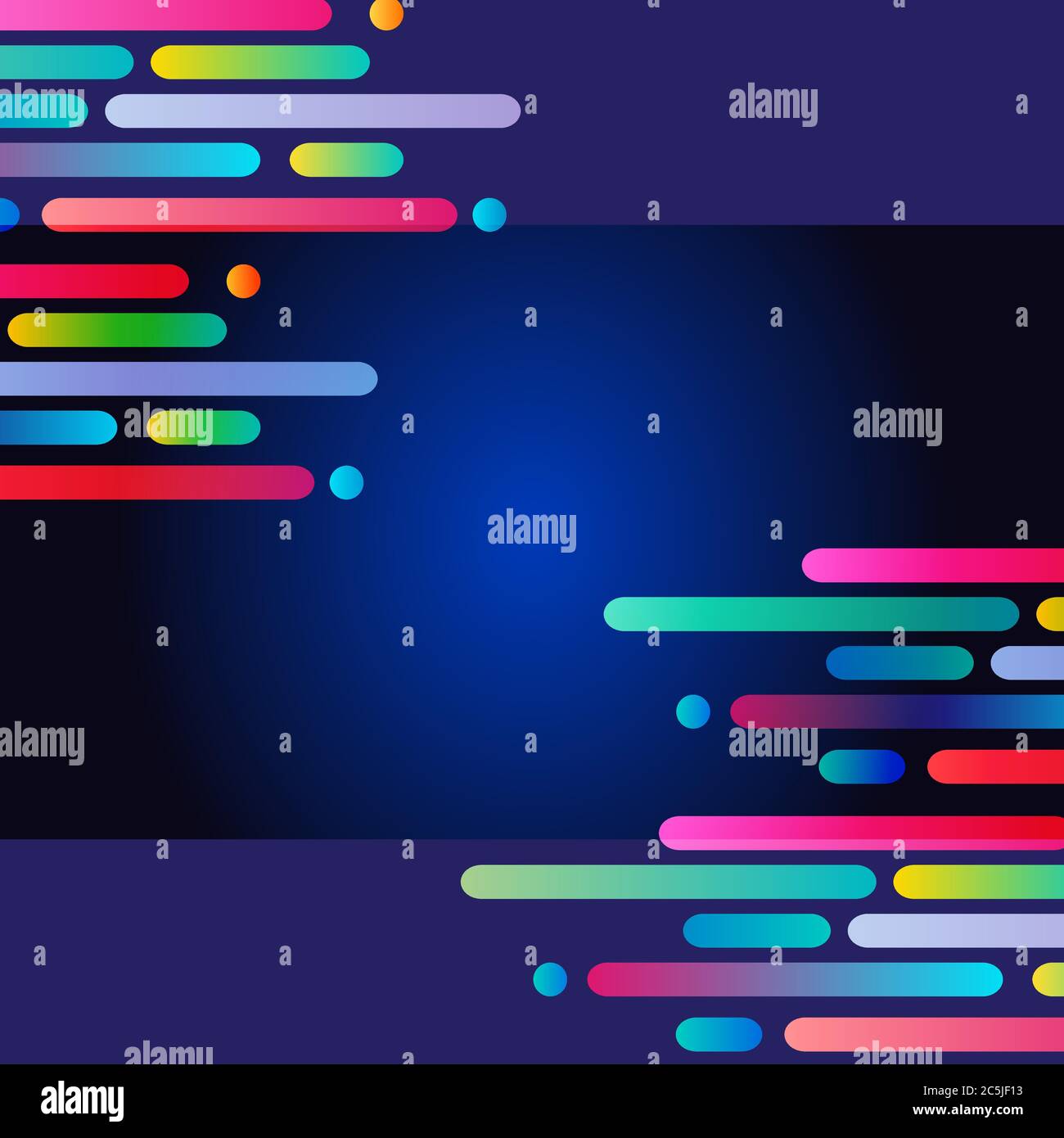 Abstrakt gestreifter Hintergrund. Vektorformat Stock Vektor