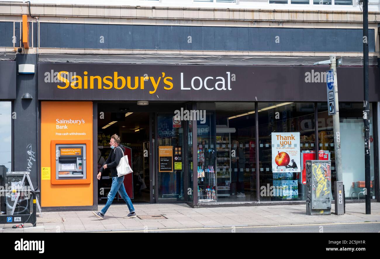 Sainsbury's Laden in Western Road Brighton UK Stockfoto