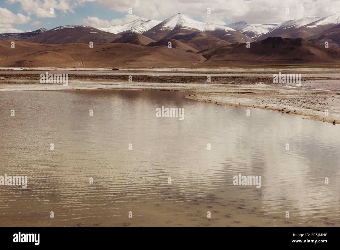 Tso Kar See in Ladakh, Indien Stockfoto
