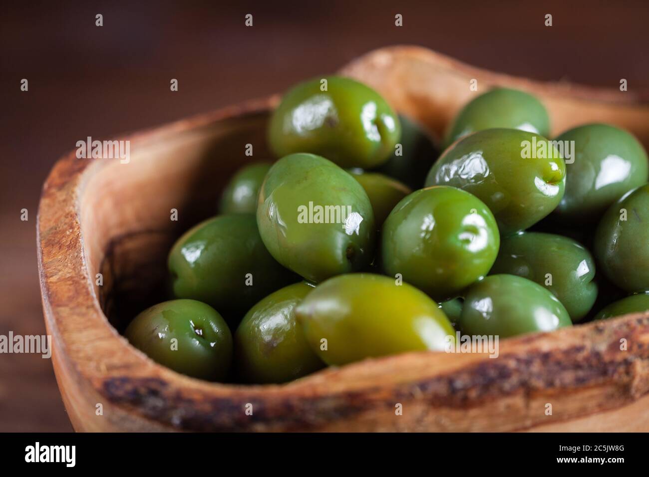 Bella di cerignola grüne Oliven aus Apulien, Itally Stockfotografie - Alamy
