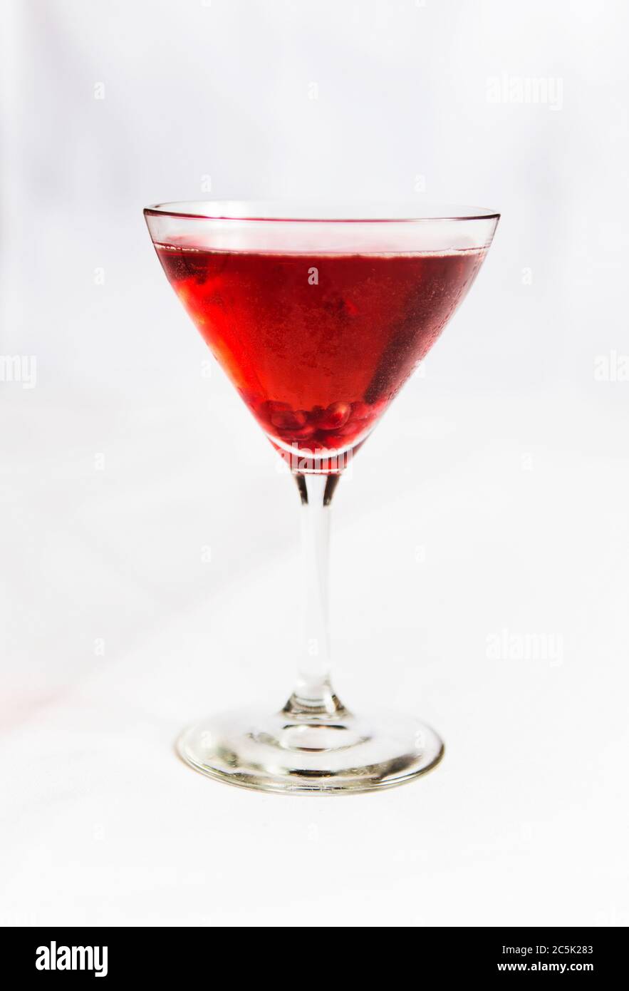 granatapfel martini Stockfoto