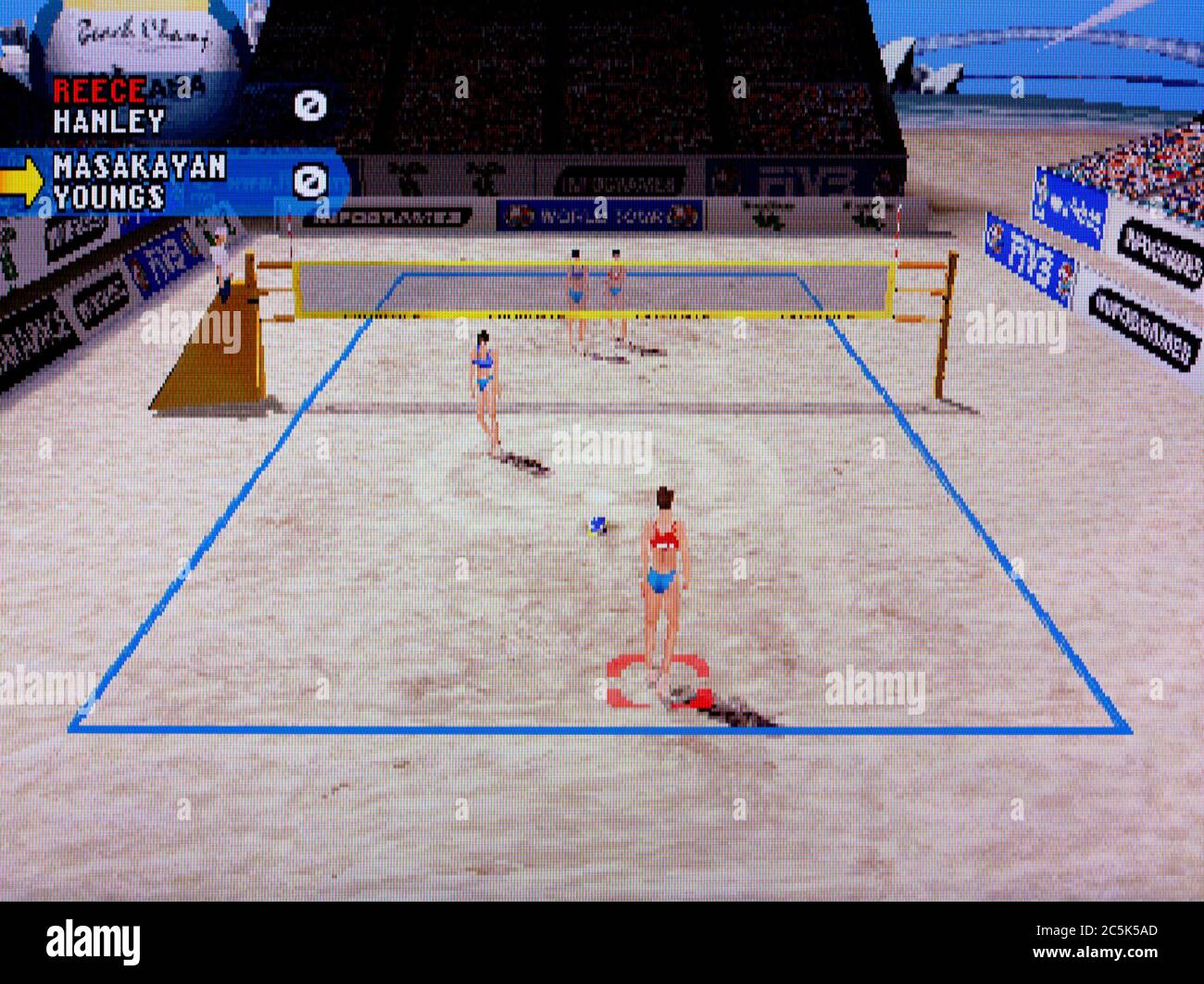 Power Spike Pro Beach Volleyball – Sony PlayStation 1 PS1 PSX – nur für redaktionelle Zwecke Stockfoto