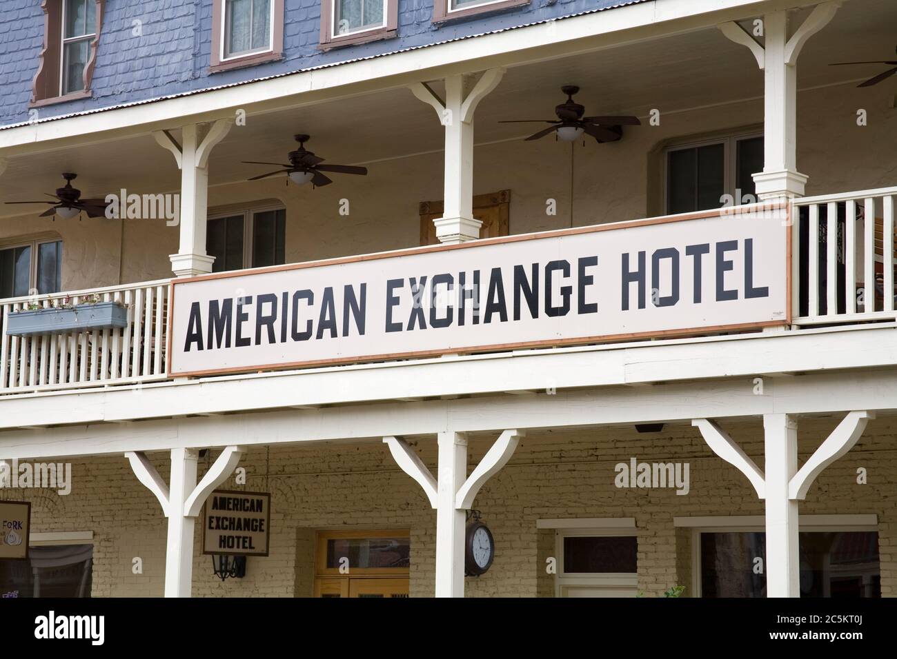 Historisches American Exchange Hotel in Sutter Creek, California Gold Country, USA Stockfoto