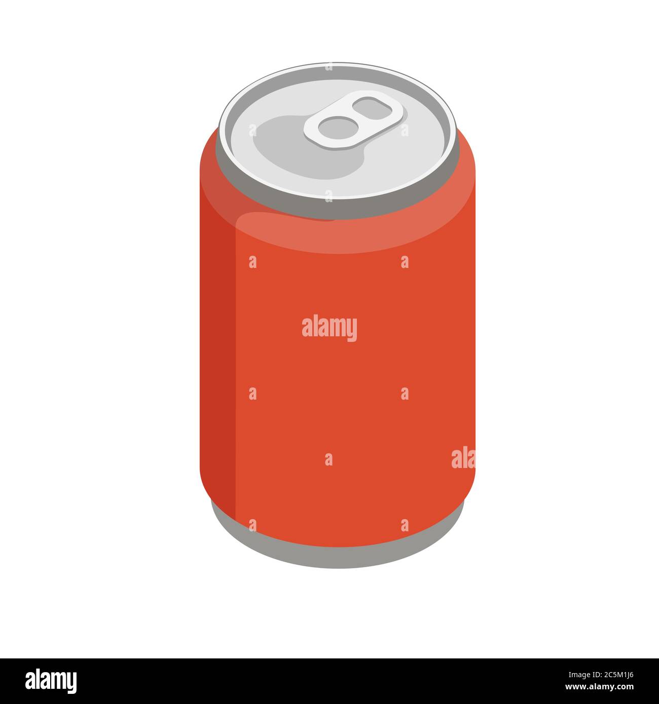 Cola-Flasche, Sodaflasche auf weißem Hintergrund. Vektorgrafik. EPS 10. Stock Vektor