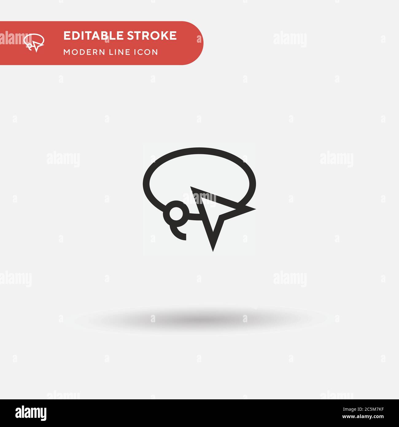 Einfaches Lasso-Vektor-Symbol. Illustration Symbol Design Vorlage für Web mobile UI Element. Perfekte Farbe modernes Piktogramm auf bearbeitbaren Strich. Lasso-Symbole für Ihr Geschäftsprojekt Stock Vektor