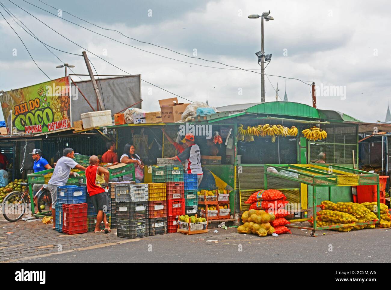 Markt, Belem, Brasilien Stockfoto