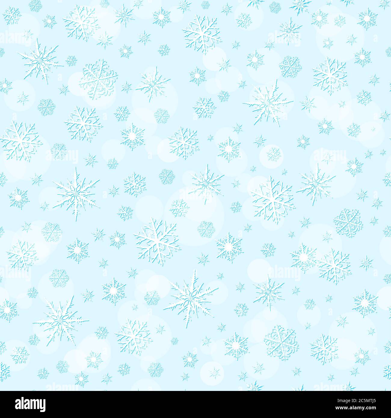 Nahtlose Muster Schneeflocken Hintergrund Vektor Stock Vektor
