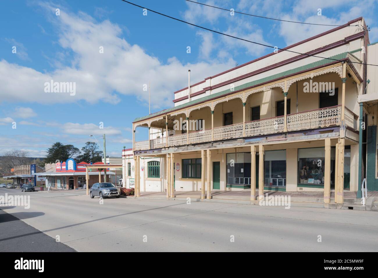 Das Coronation Hotel in Portland, New South Wales, wurde nach dem neuen König von England, Edward VII. Benannt, aber kurz vor seiner Krönung im Jahr 1902 eröffnet Stockfoto