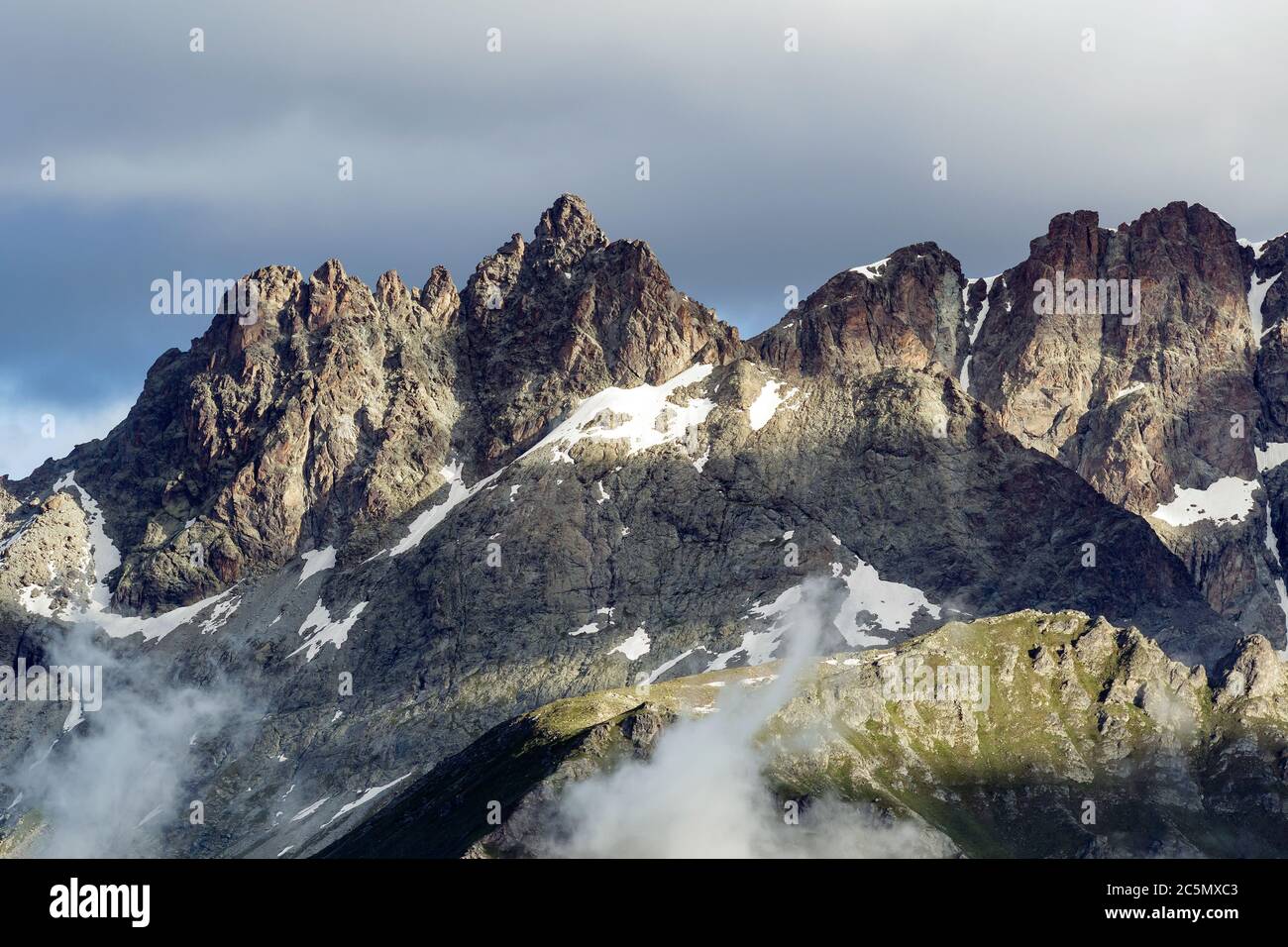 Berge des Aostatals, Italien Stockfoto