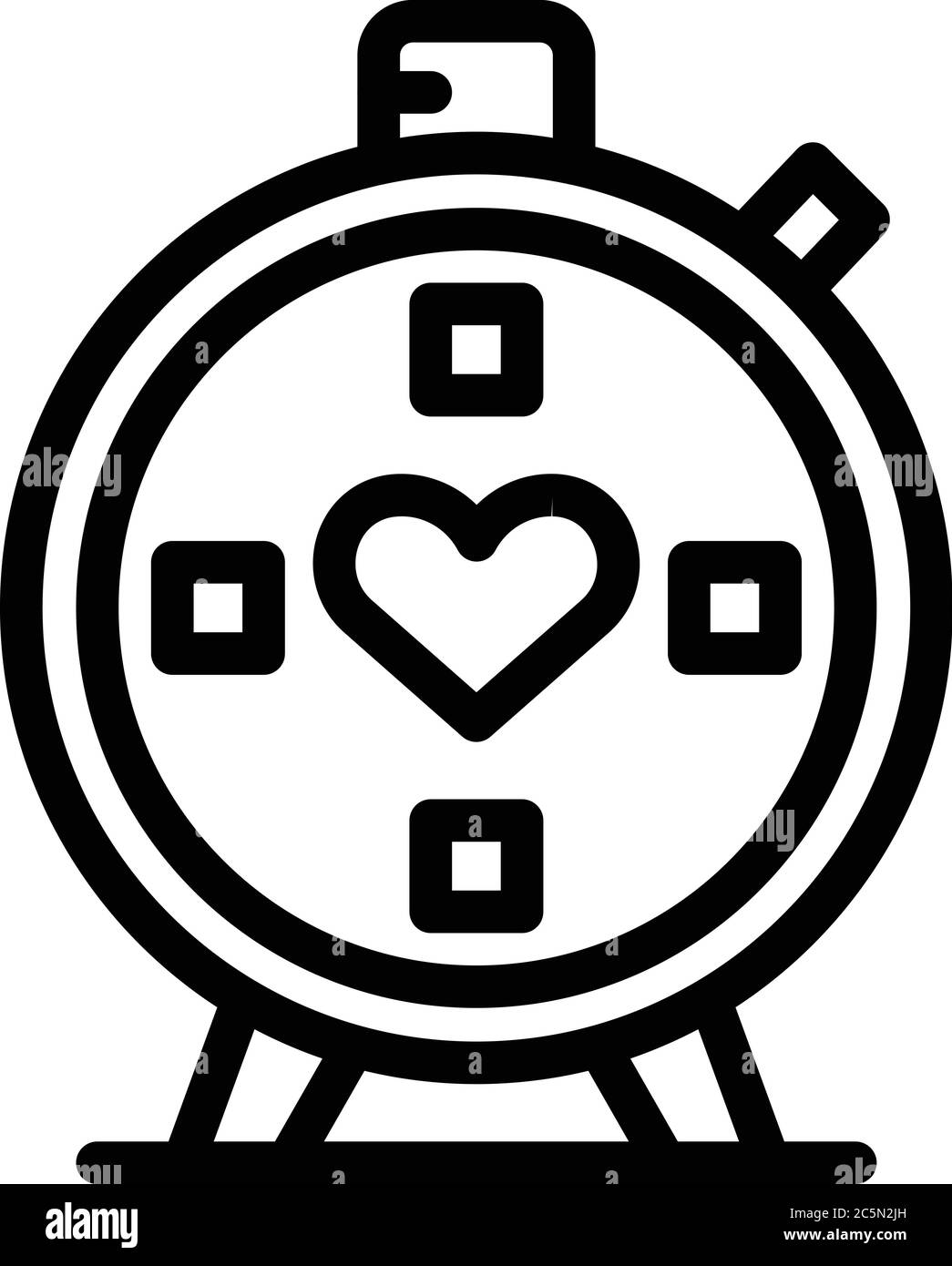 Smartwatch Symbol, Umriss-Stil Stock Vektor