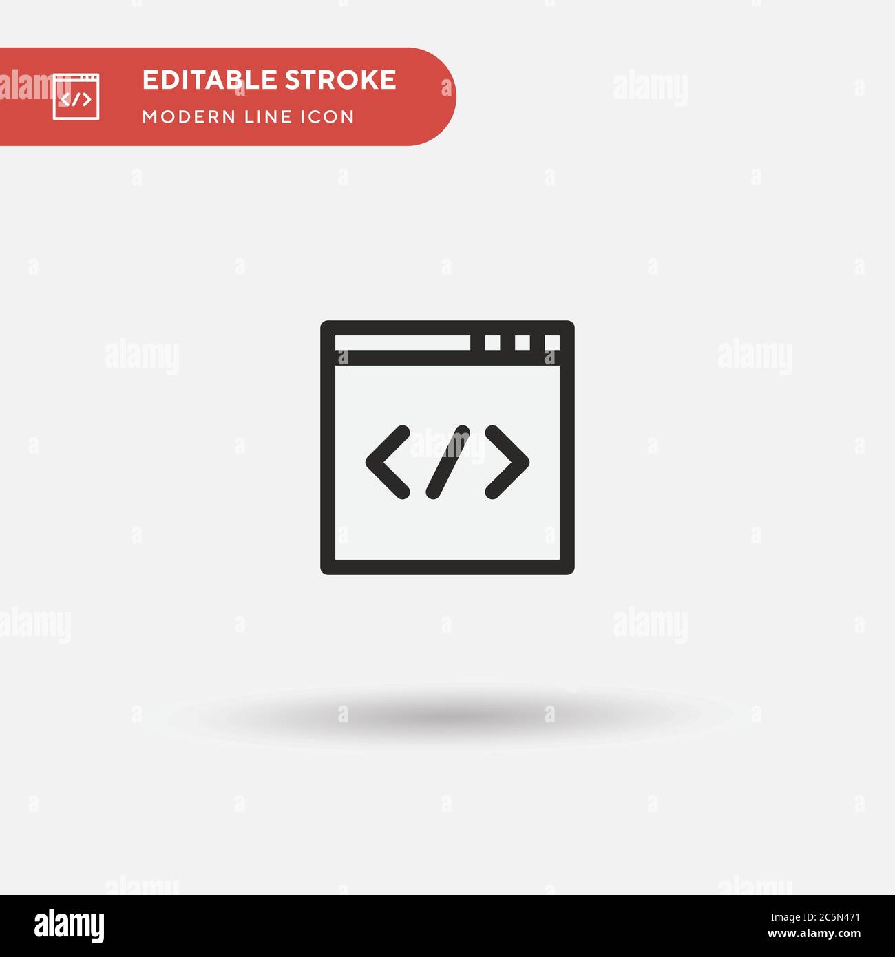 HTML einfaches Vektor-Symbol. Illustration Symbol Design Vorlage für ...
