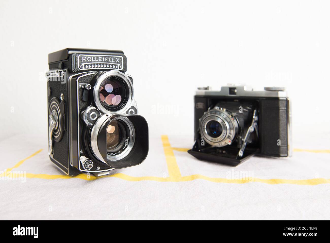 Historische Fotokamera Stockfoto