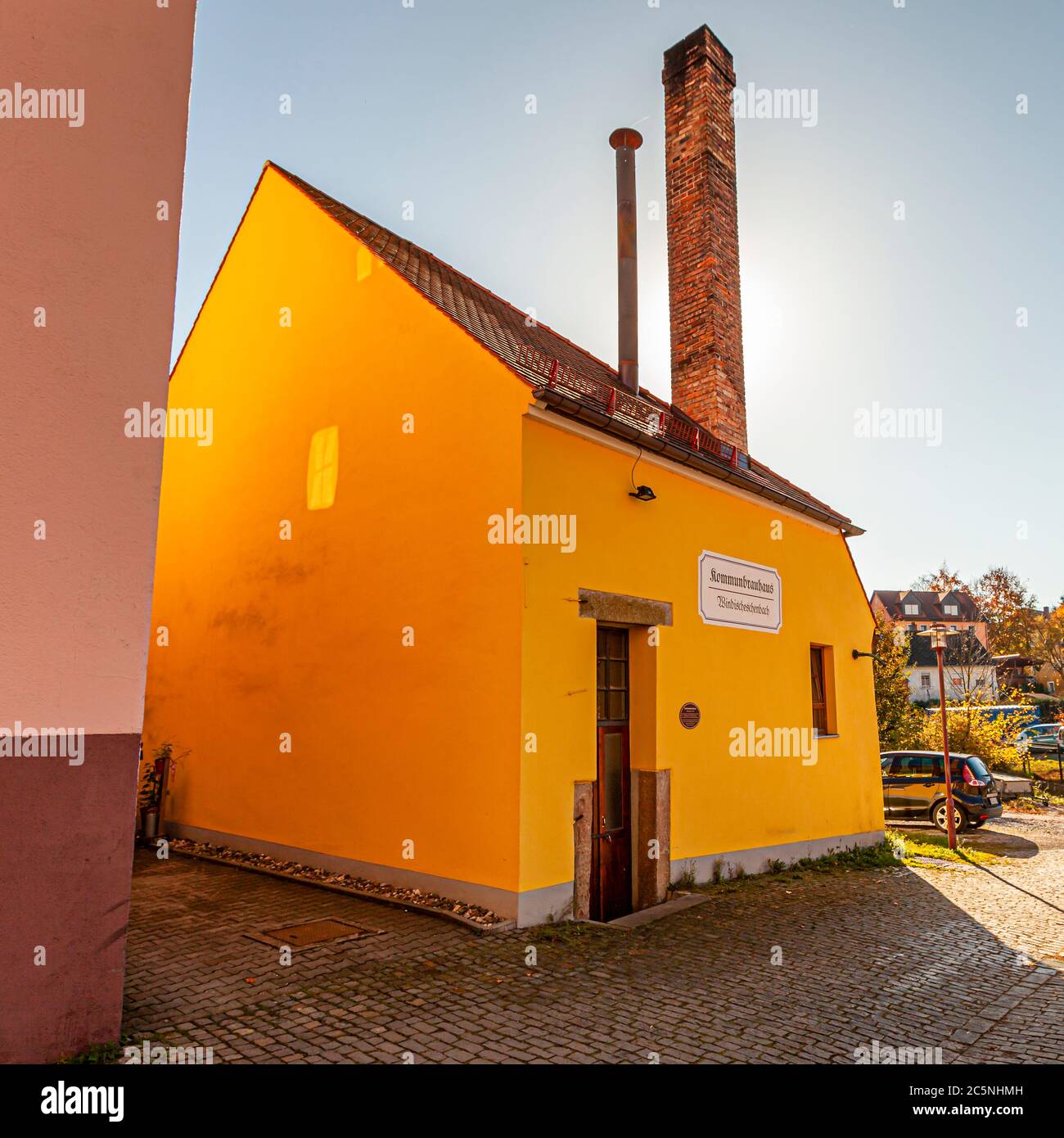 Kommunale Zoigl Brauerei in Windischeschenbach, Deutschland Stockfoto