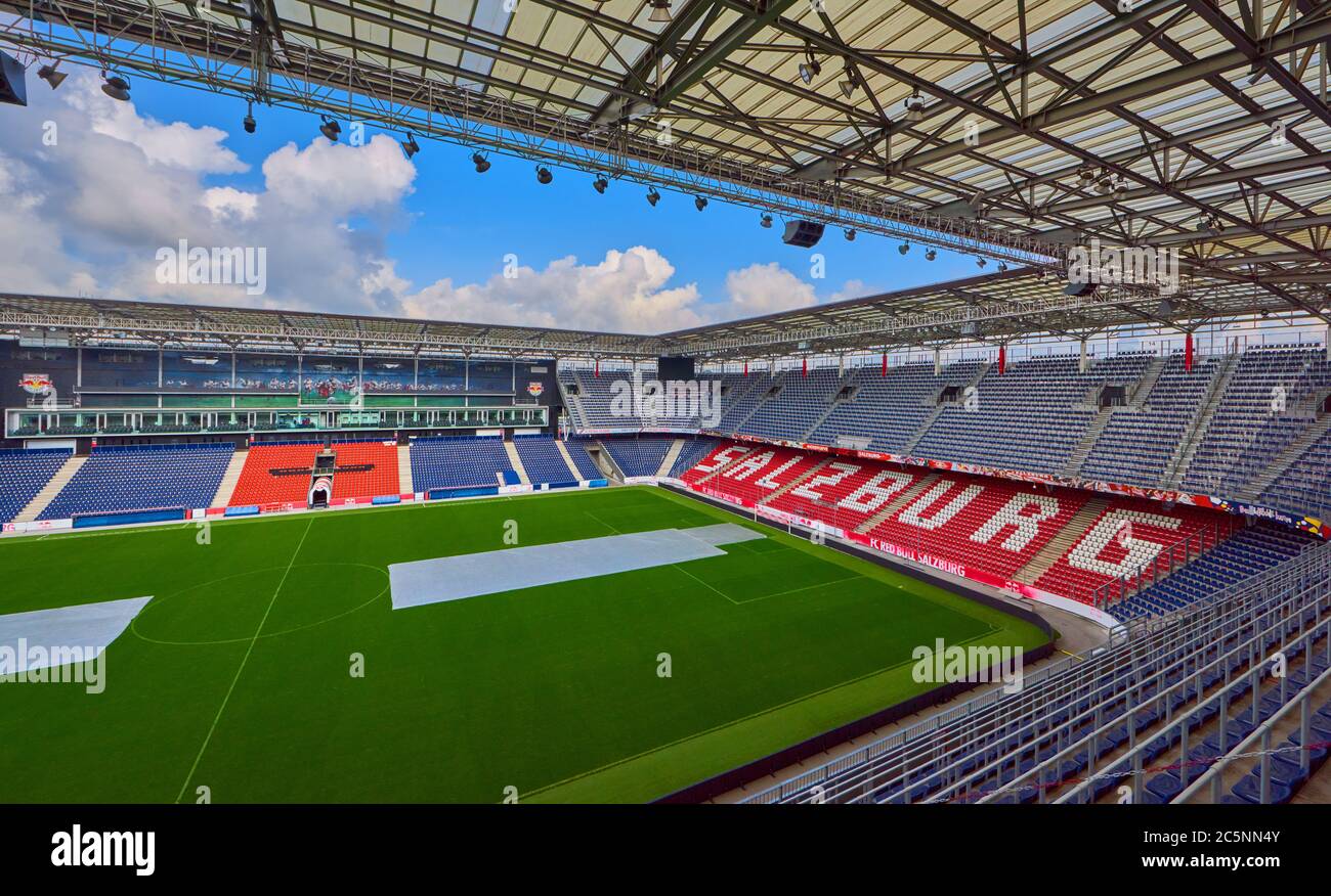 Red Bulls Arena, Salzburg Stockfoto