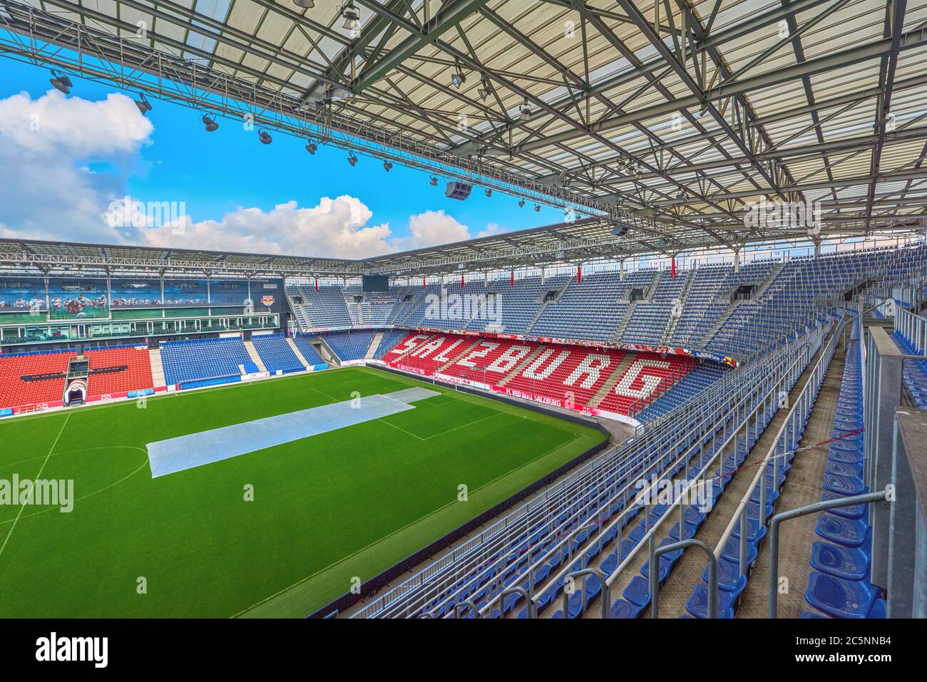 Red Bulls Arena, Salzburg Stockfoto