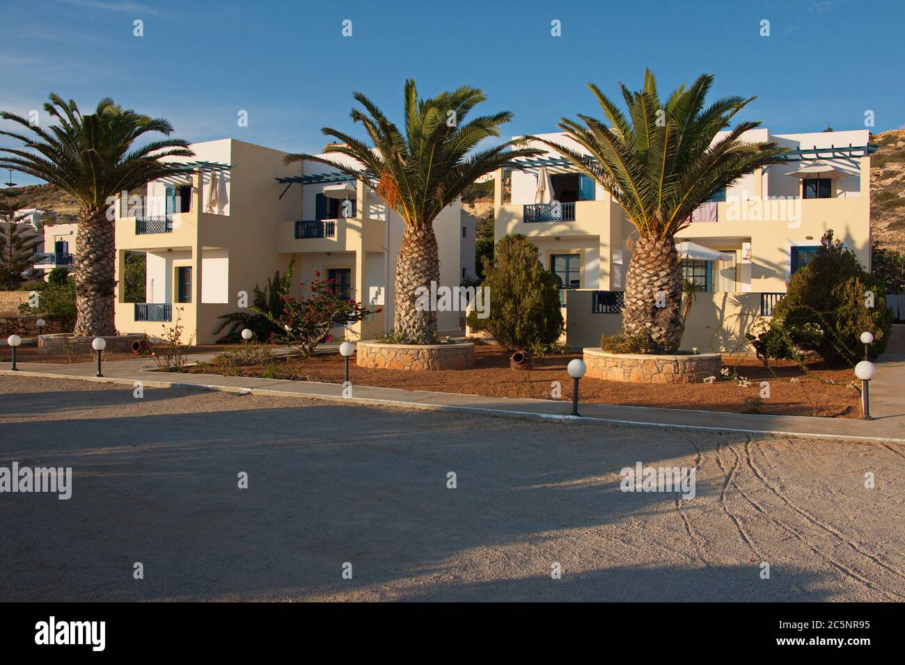 Wohnhäuser in Lefkos auf Karpathos in Griechenland, Europa Stockfoto