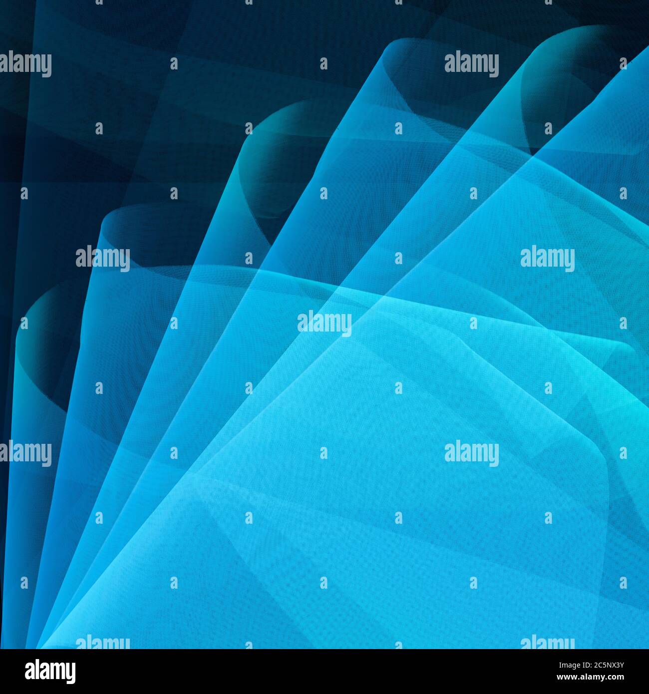 Moiré-Netz, farbige Röntgenstrahlung. Stockfoto