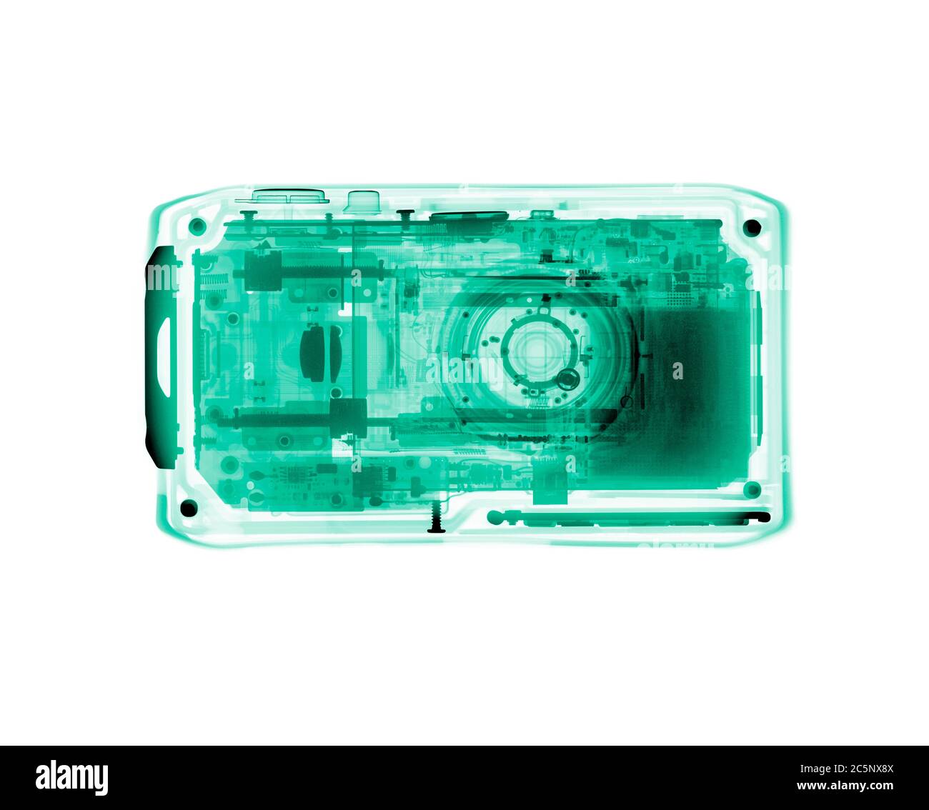 Digitalkamera, farbige X-ray. Stockfoto