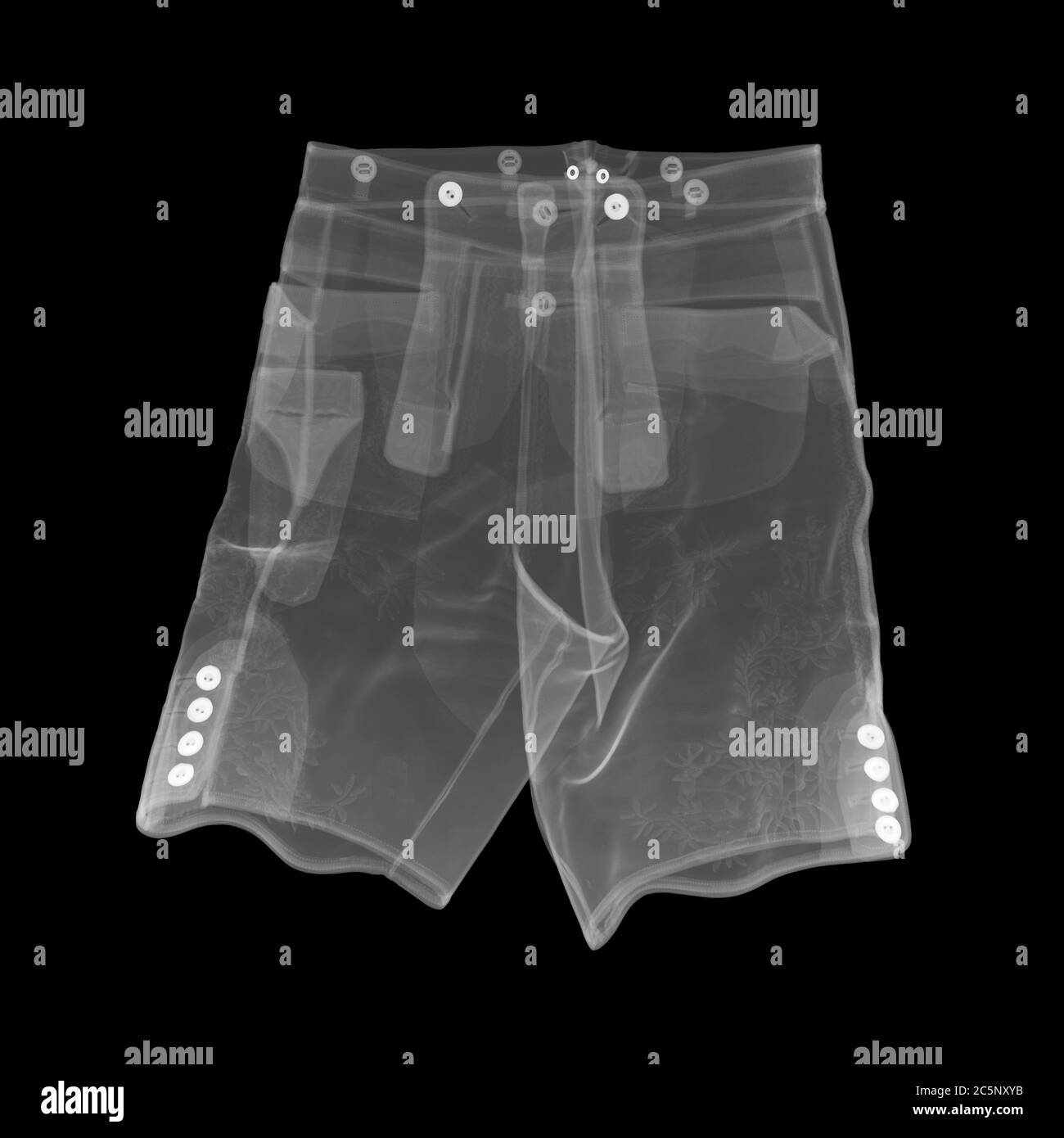 Lederhosen Shorts, Röntgen. Stockfoto