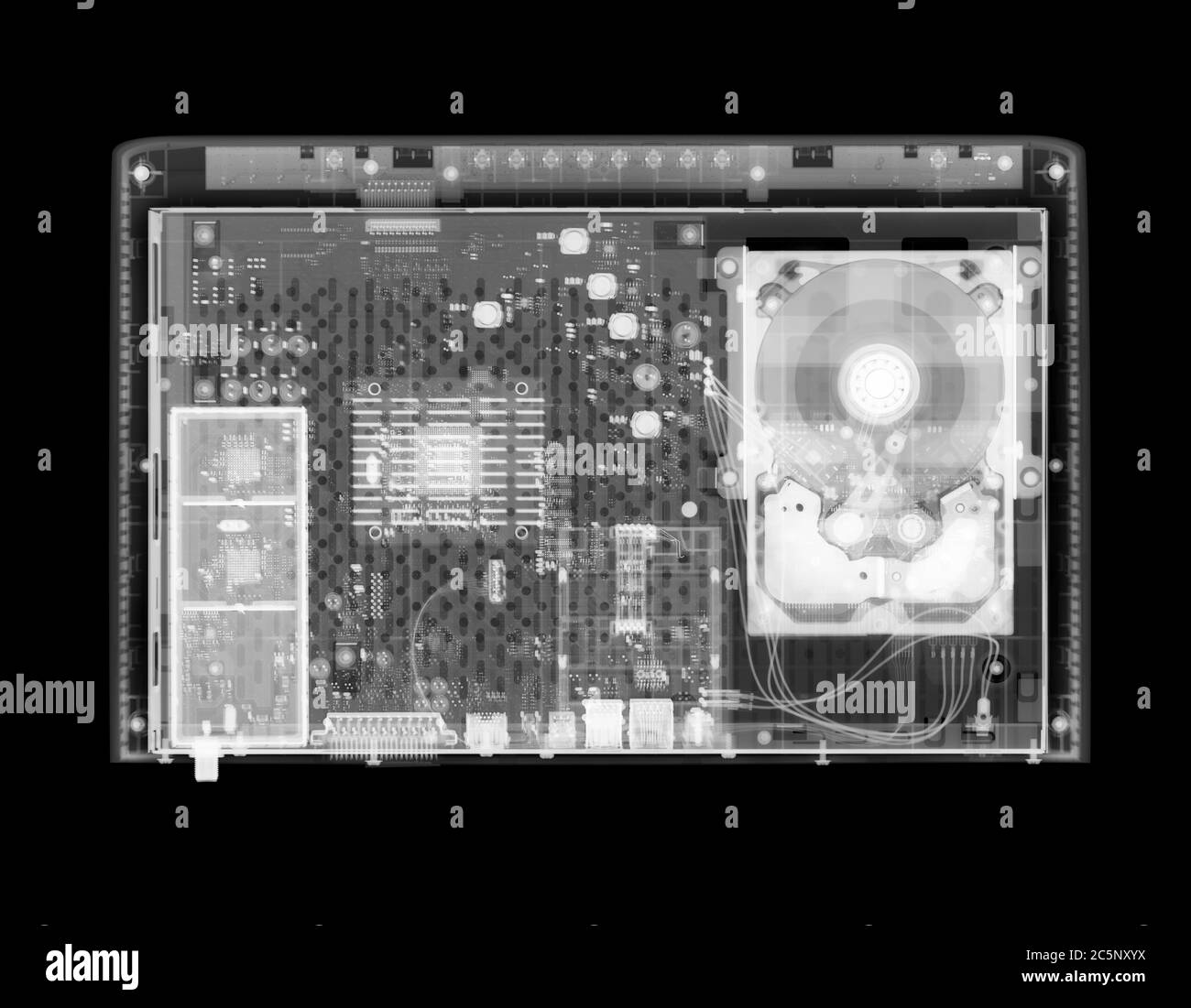 Set-Top-Box, Röntgen. Stockfoto