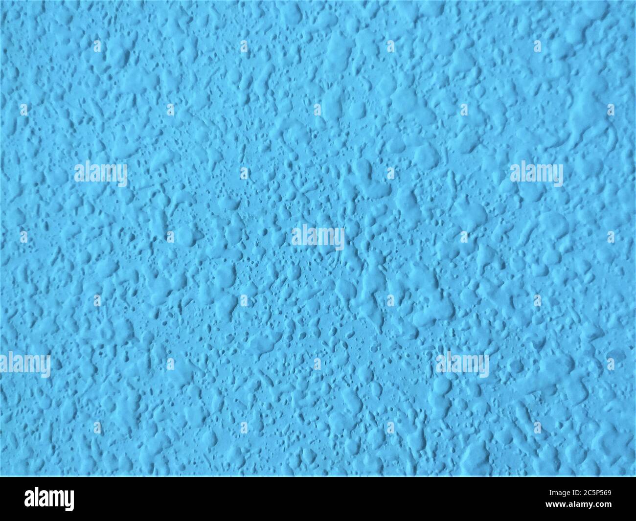 Hellblauer Zement Wand Textur Hintergrund Stockfoto