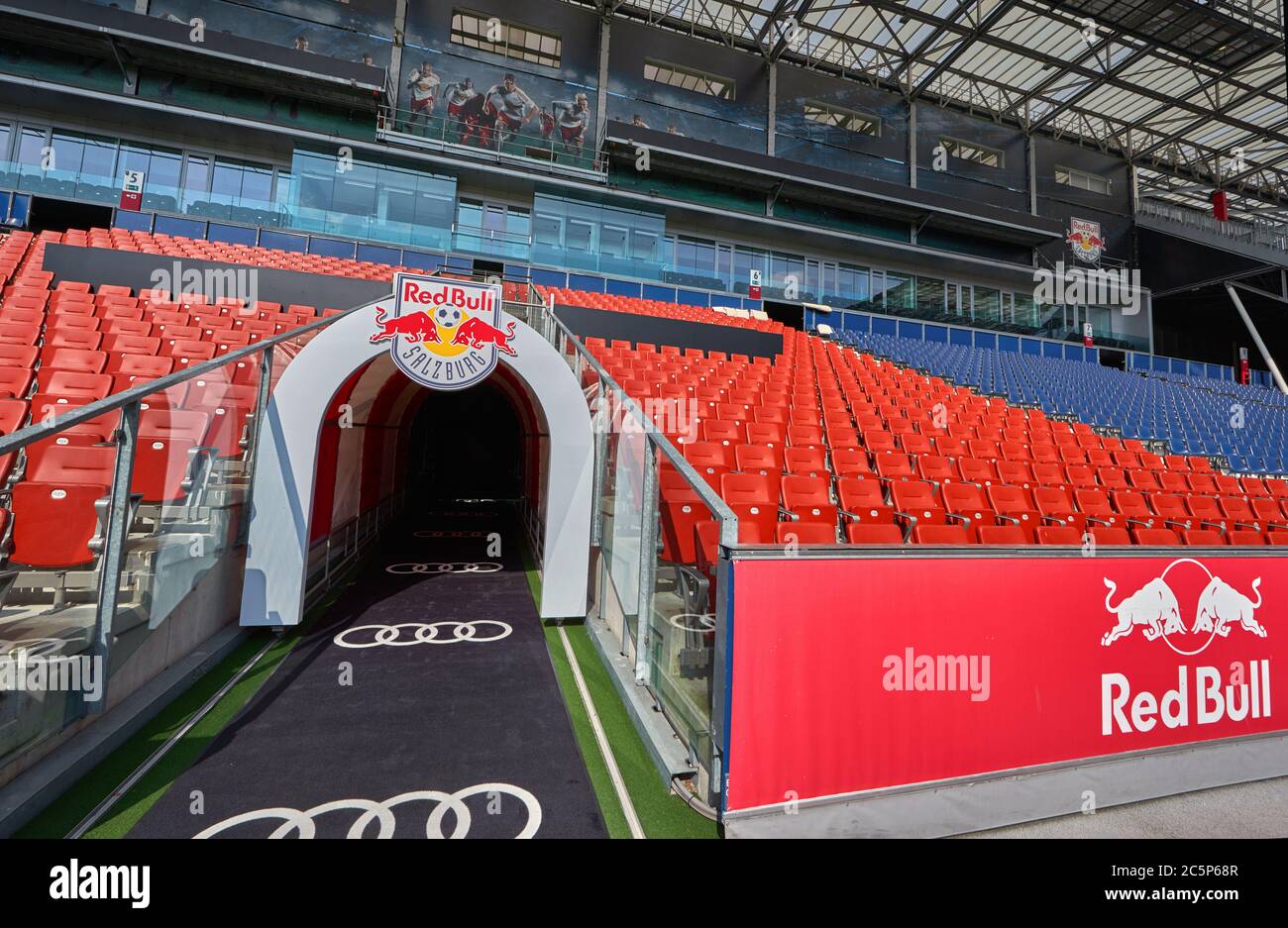 Red Bulls Arena, Salzburg Stockfoto