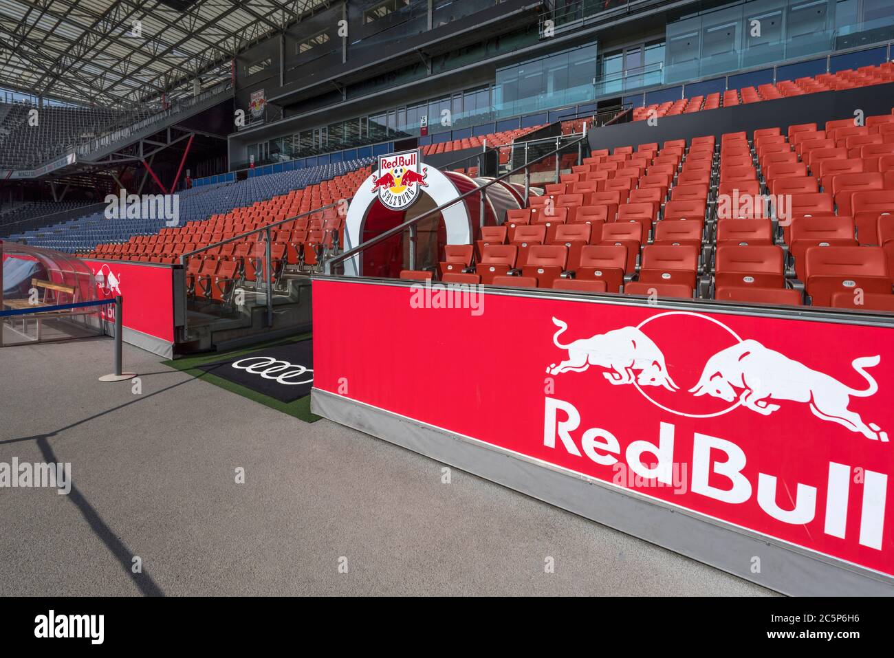 Red Bulls Arena, Salzburg Stockfoto