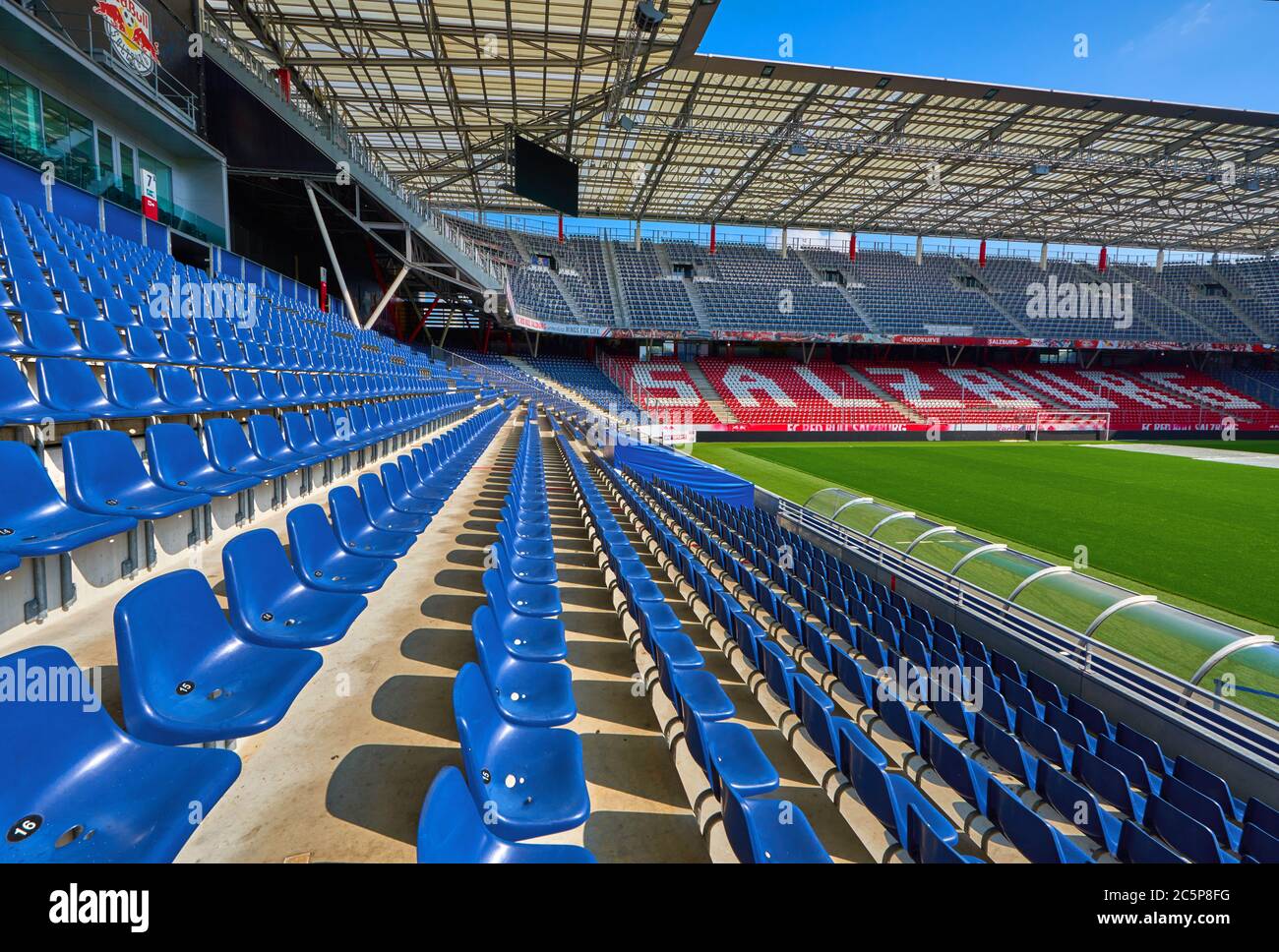 Red Bulls Arena, Salzburg Stockfoto