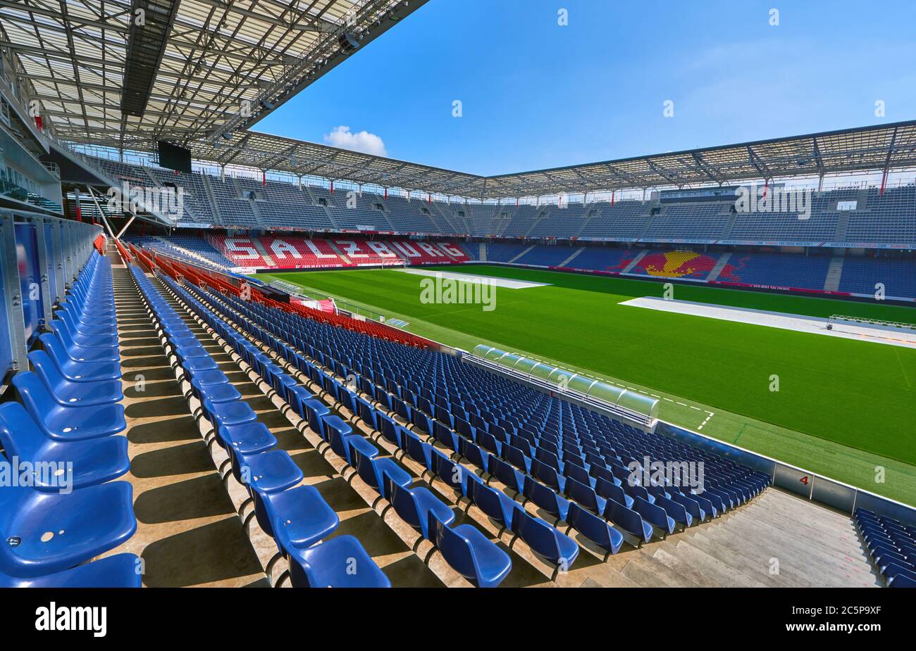 Red Bulls Arena, Salzburg Stockfoto