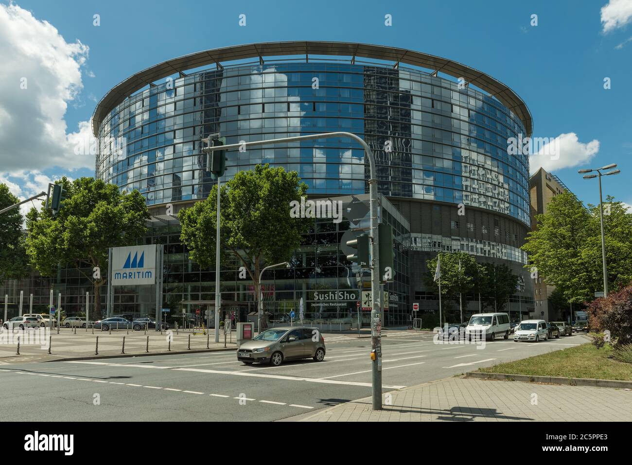 Das Kongresszentrum messe Frankfurt am Main, deutschland Stockfoto