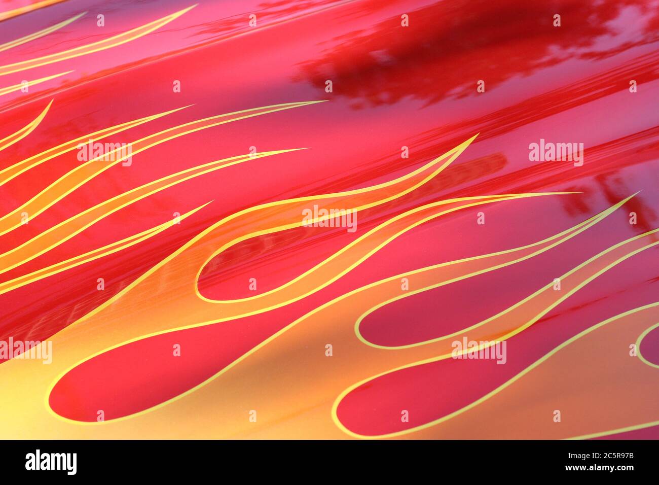 Oldtimer Auto Show in Ocean Springs, Mississippi in der Nähe von Biloxi. Stockfoto