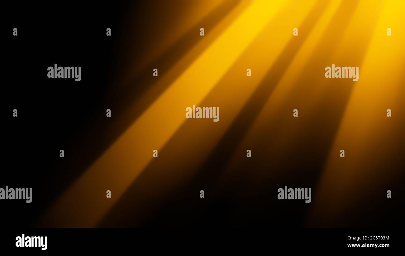 Filmkorneffekt. Göttliches Sonnenlicht scheint durch den Raum. Die Strahlen strahlen Licht auf den Boden. Spotlight auf isolierten Hintergrund. Abbildung des Bestandes. Stockfoto